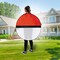 Kids Deluxe Pokémon Poké Ball Pop Out Costume Halloween Outfit with Wire Frame Fabric Overlay